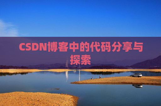 CSDN博客中的代码分享与探索
